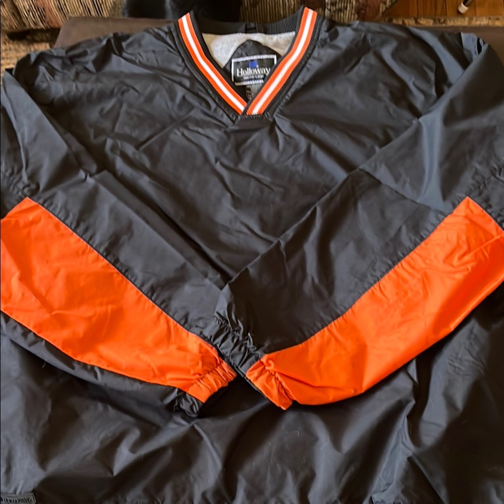 Holloway Black and Orange Lightweight Jacket